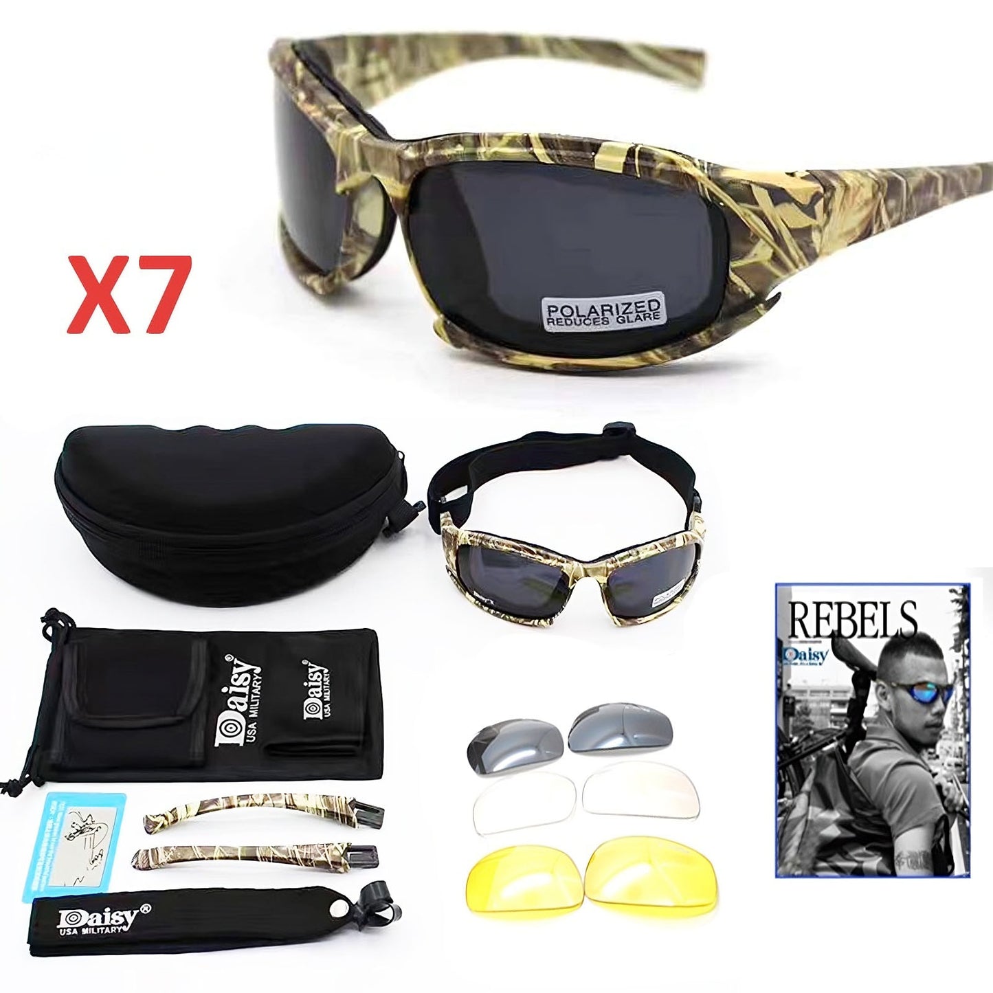 Electra Photochromic Tactical Polarized Sunglasses
