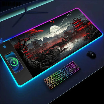 Electra Wireless Charging Mouse Pad - Only Black Available