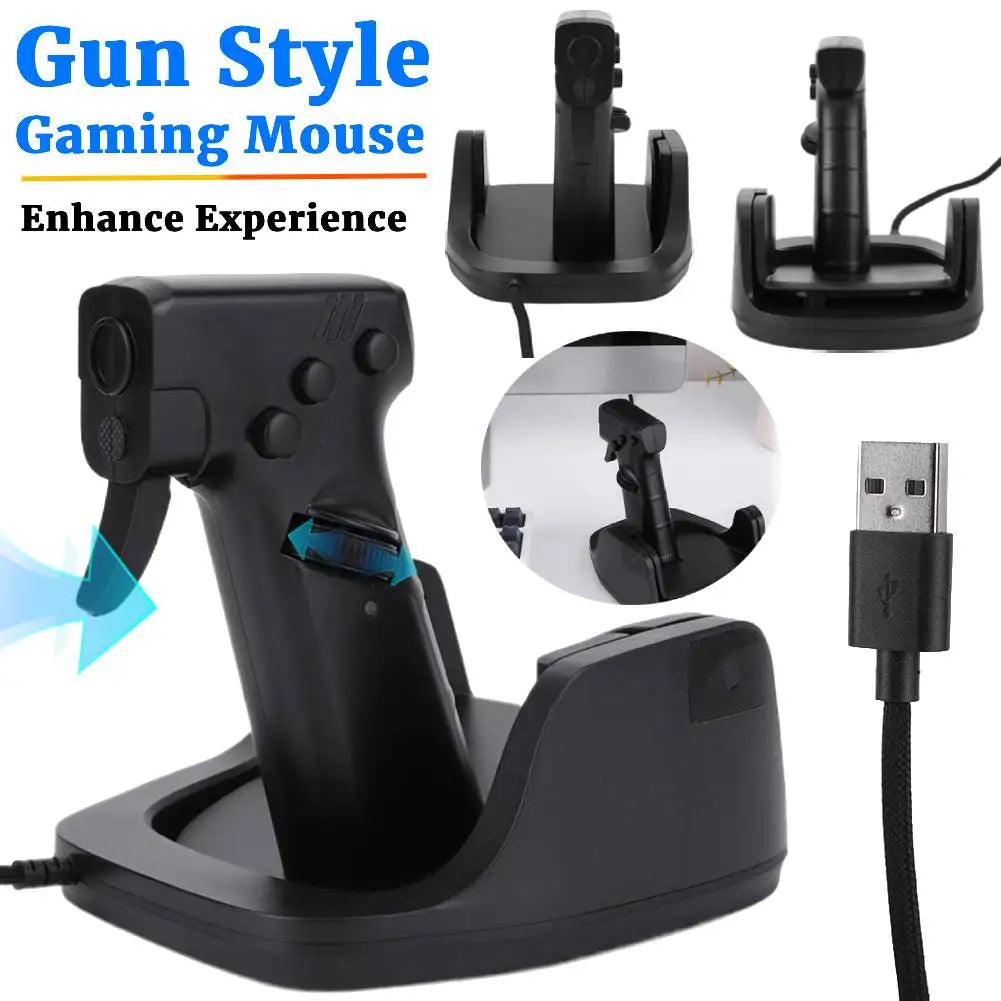 Electra Gun Style Vertical Gaming Mouse