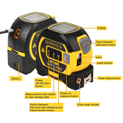 Electra 3 in 1 Laser Measure Tape