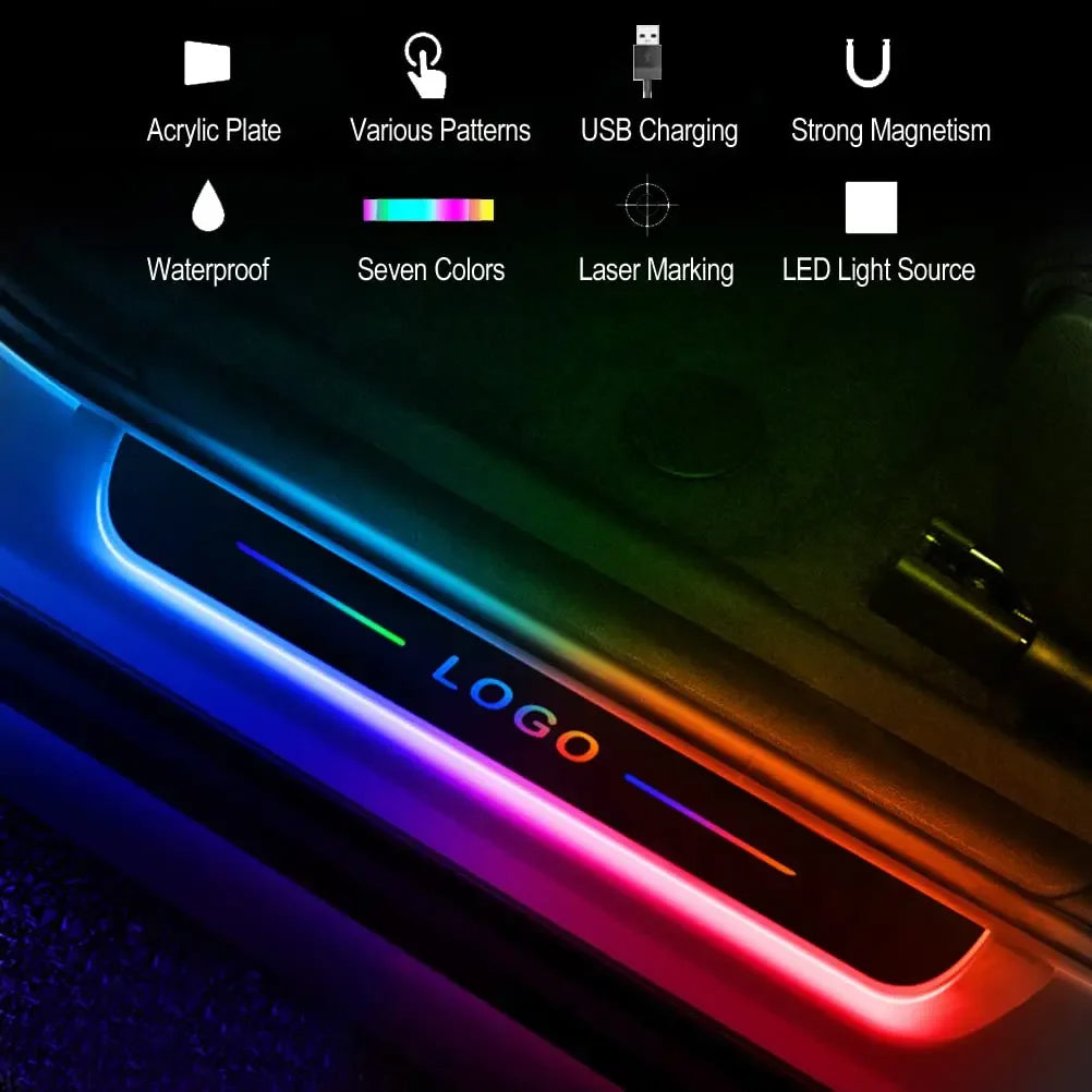 Electra LED Car Door Light Personalized