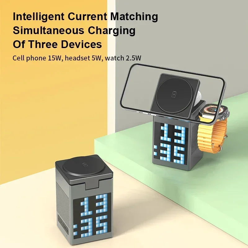 Electra 6 in 1 Magnetic Wireless Charger & Speaker