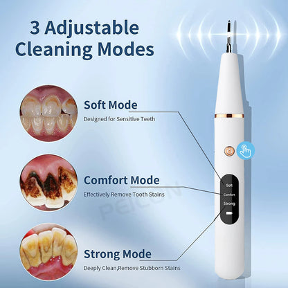 Electra Ultrasonic Dental Teeth Plaque Remover & Cleaner