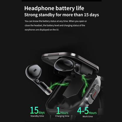 Electra Smartwatch with Earbuds