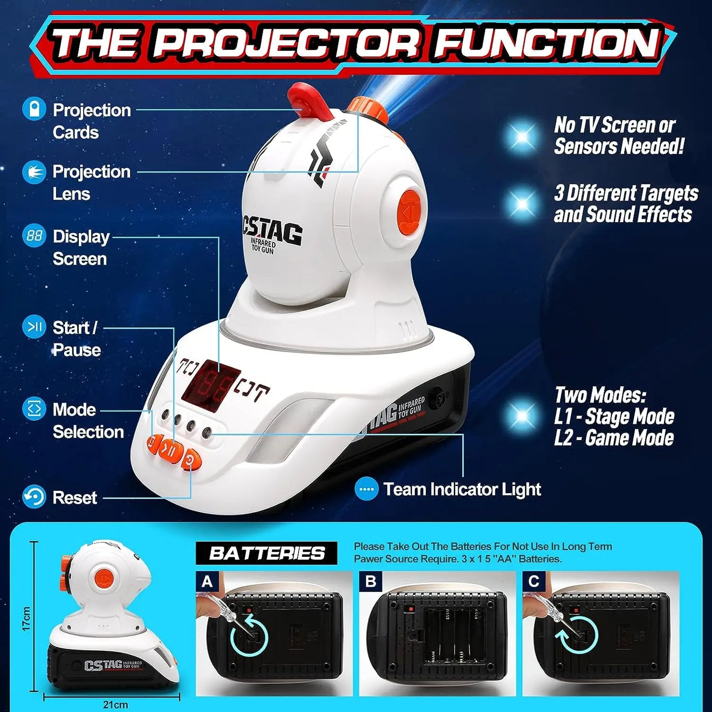 Electra Projector Shooting Game