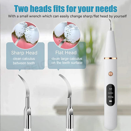 Electra Ultrasonic Dental Teeth Plaque Remover & Cleaner