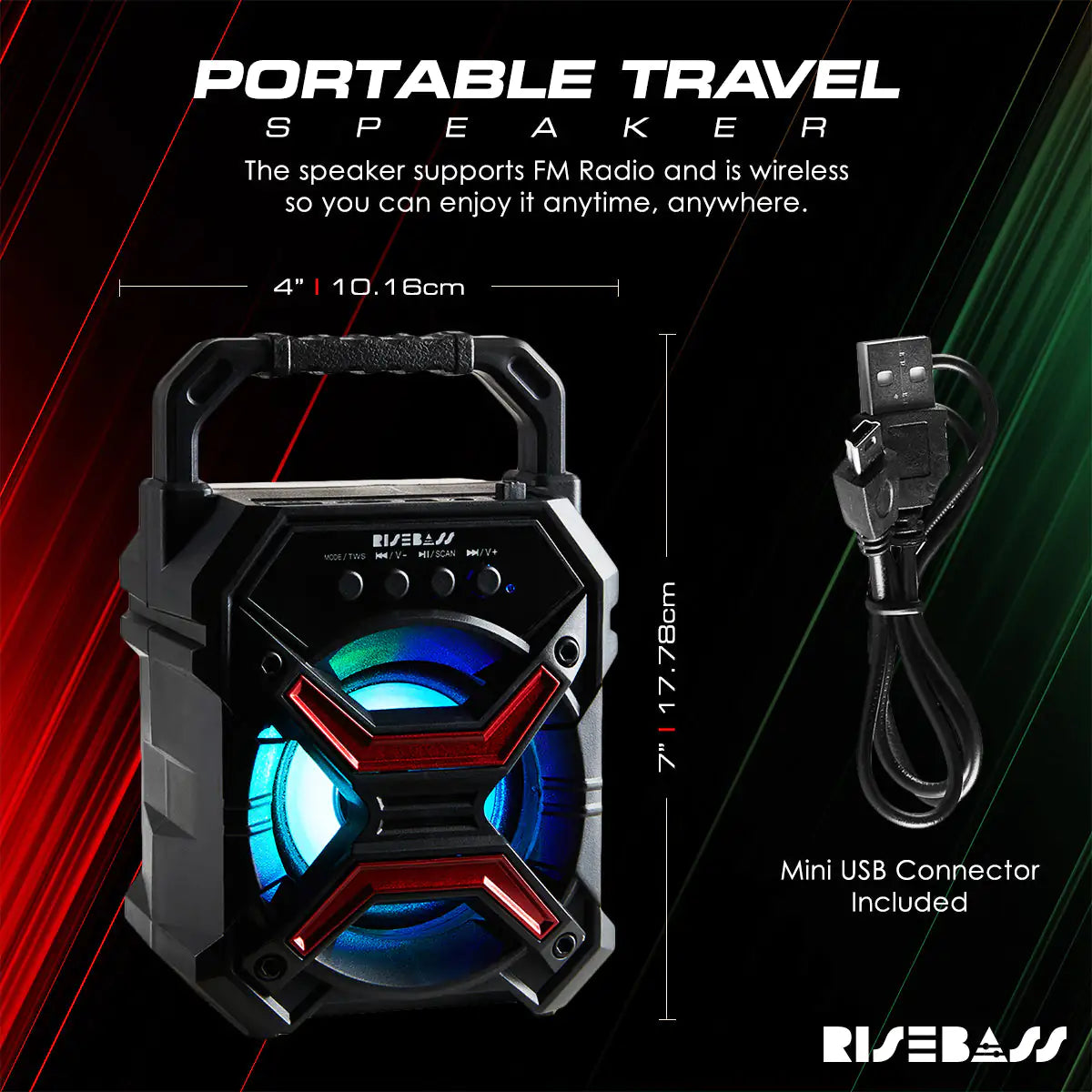 Electra Portable Wireless Bluetooth Speaker