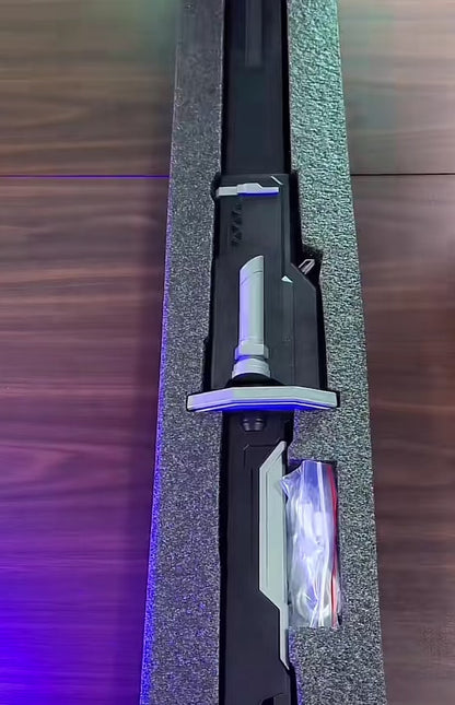 Glowing Sword with Sparks & Smoke